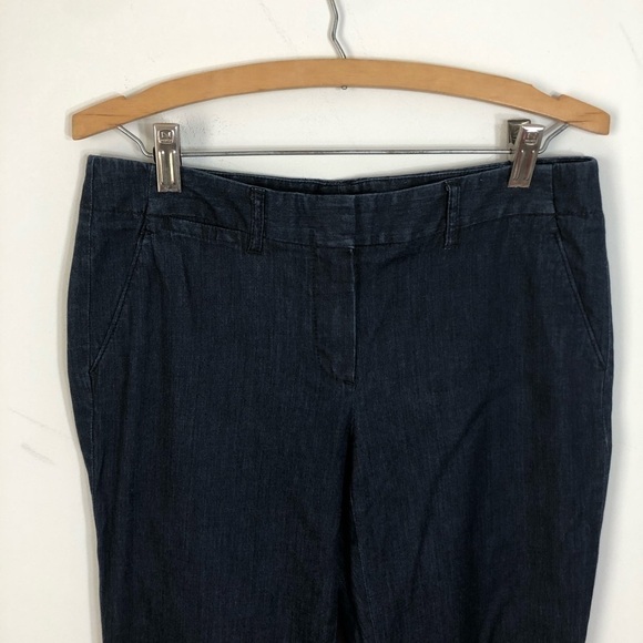 Theory Flare Dark Wash Jeans Sz 10 - Picture 3 of 6